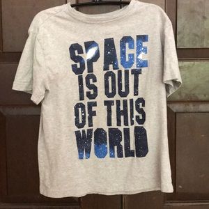 Space is out of this world kids tee